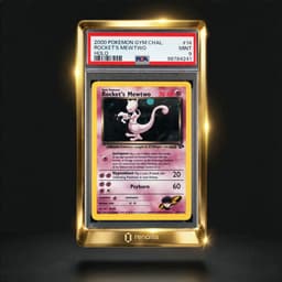 PSA 9 Mint 2000 Pokemon Gym Challenge #14 Rocket's Mewtwo